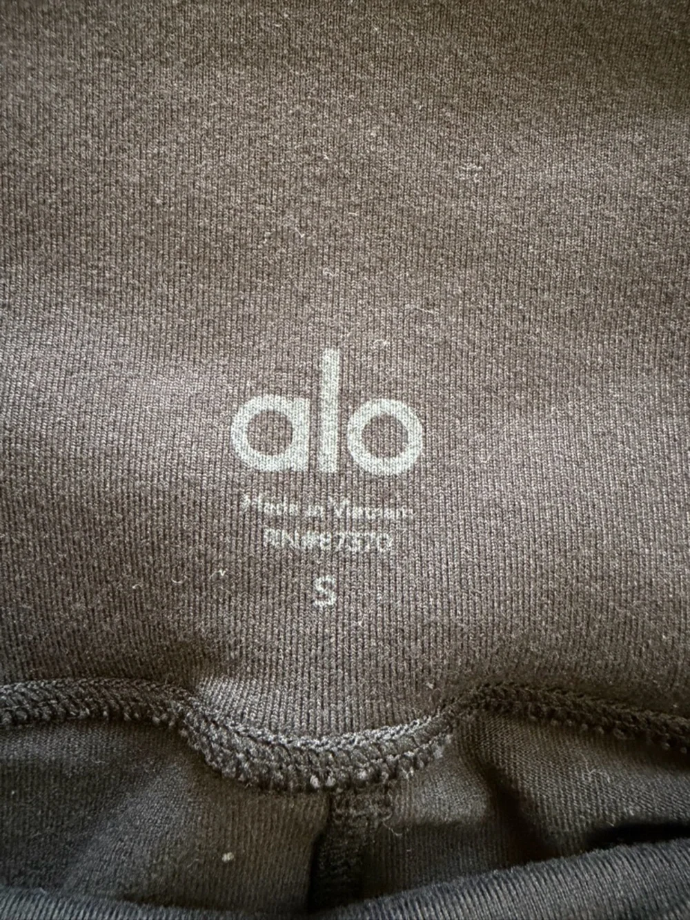 ALO Yoga Woman Black High-Rise Leggings